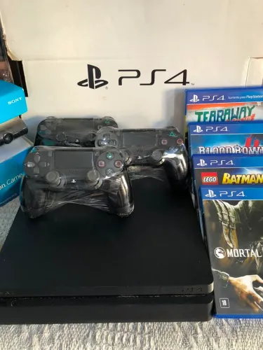 Vendo PS 4 Slim 1TB completo