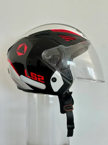 Capacete Aberto LS2 Verso Rising - Tamanho 60 (Preço Reduzido)