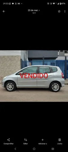 Honda Fit EX/ S 1.5/ EX 1.5 Flex 16V 5P Mec. 2007