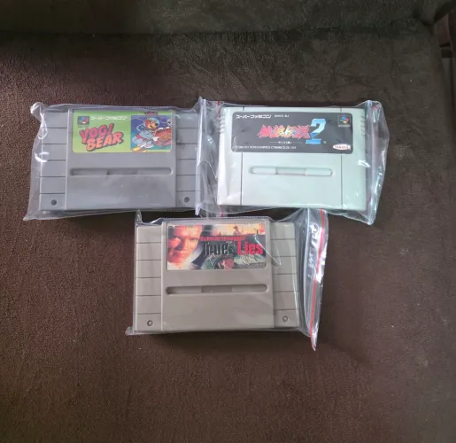 Lote de fitas Paralelas Super Nintendo + 01 CABO RF