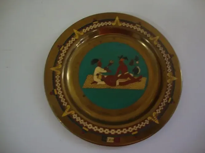Prato decorativo Metal México .