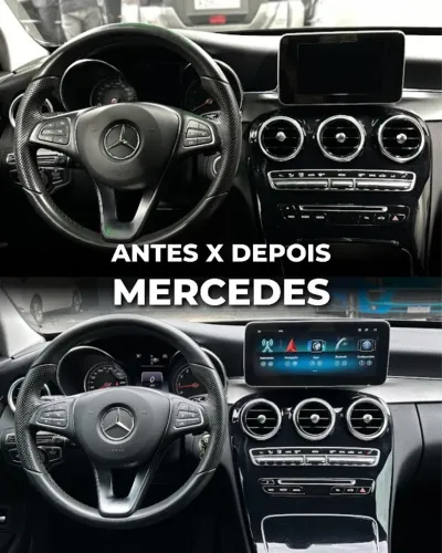 Central multimidia Android  mercedes C180 C200 C250 C300 NTG 5.0 10.25