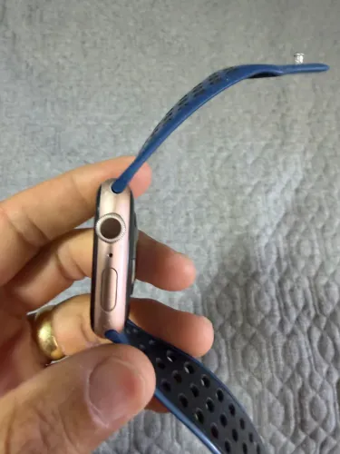 Relógio Apple Wacht série 5 44 m na cor rose