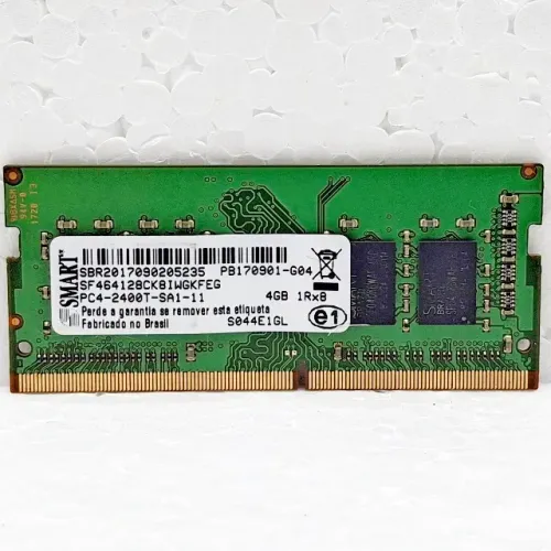Memória RAM Notebook 4GB DDR4 2400 SODimm SMART