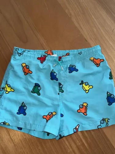 Bermuda de Banho Zara Among Us - Tamanho 11-12 152cm - Usado (Estado Impecável)