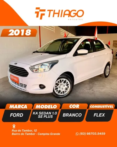 Ford KA+ Sedan 1.0 Tivct Flex 4P 2018