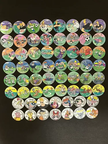 Coleção COMPLETA Tazos Copa Toon