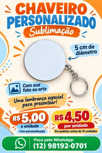 Chaveiro personalizado
