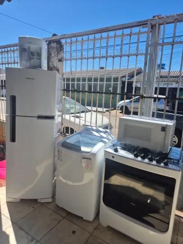Geladeira fogão micro-ondas máquina filtro entrego