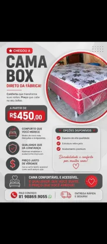 Cama direto da fábrica 