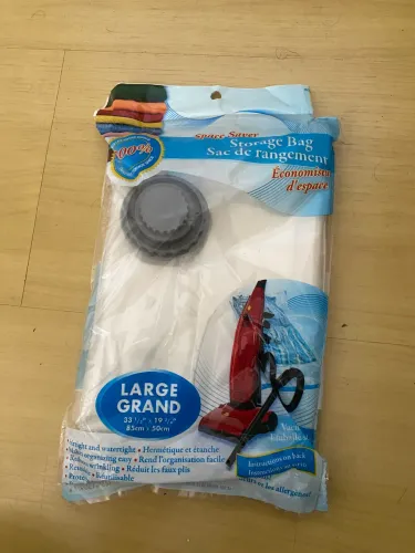 Saco a vácuo para roupas - tamanho grande (85×50 cm)