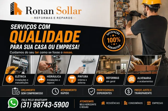 Ronan Sollar reformas e reparos