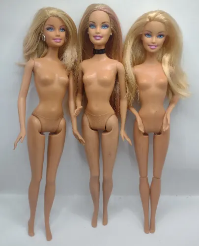 Lote Barbies Loiras Antigas Mattel - Detalhes (LEIA)
