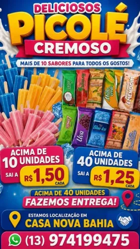 Vendas de picolé