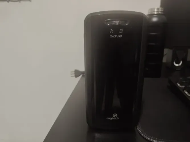 Nobreak Ragtech Full Black, 600VA, 6 Tom