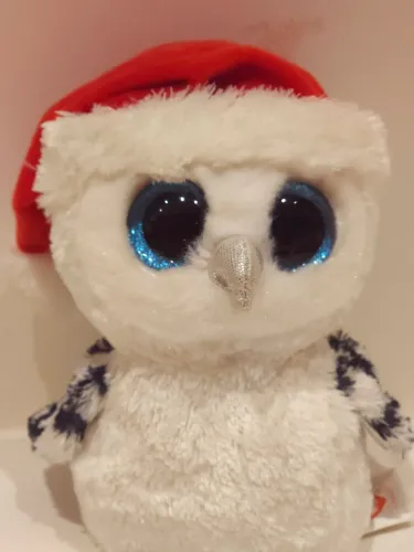 Coruja de pelúcia Beanie Boo 13cm