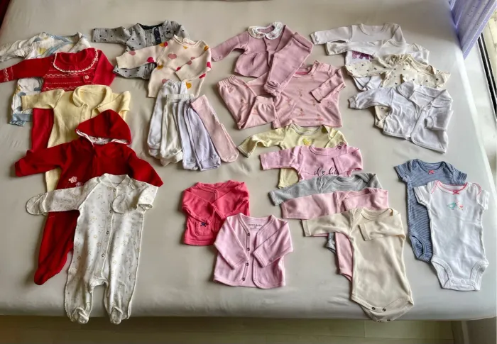 Lote menina RN-3 meses. NOVO. (31 un)