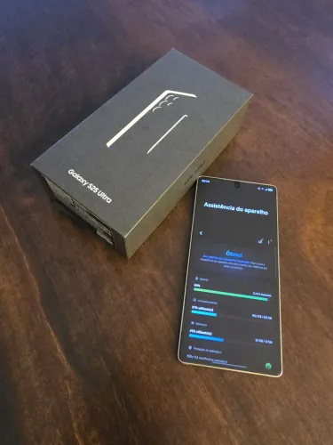 Samsung S25 Ultra 512 GB preto titanium + 5 capas celular bem consevado