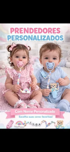 Prendendor de chupetas personalizados