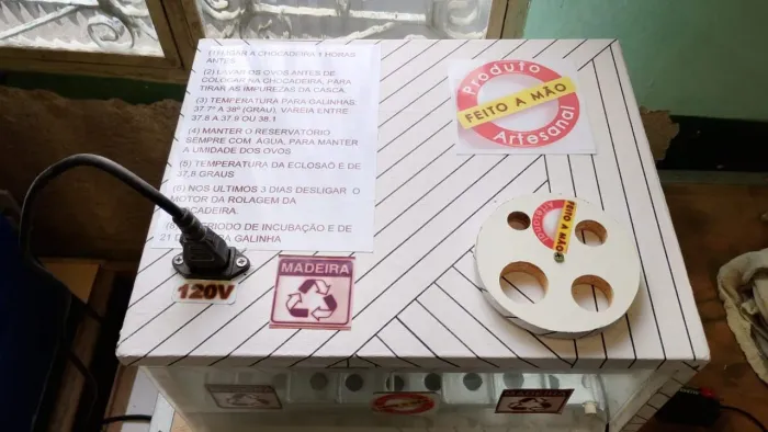 Chocadeira para ovos galado 110 vts ou 220