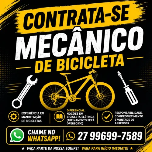 Vaga para Mecânico de Bicicleta