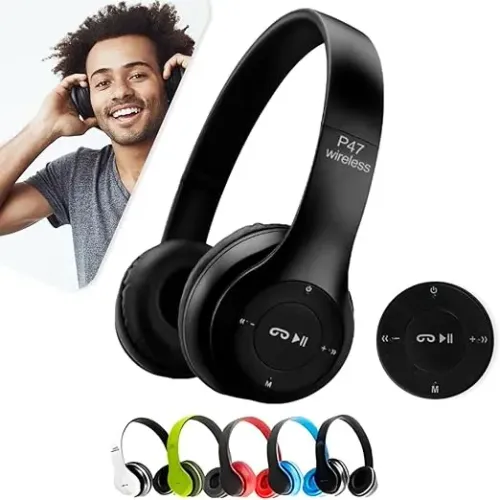 Fone de Ouvido Bluetooth Headphone P47 Sem Fio