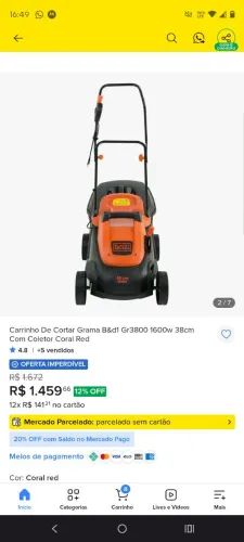 Máquina de cortar grama * só 199 Reais*