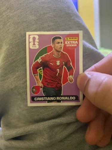 Carta da copa do Cristiano Ronaldo extra Stickers