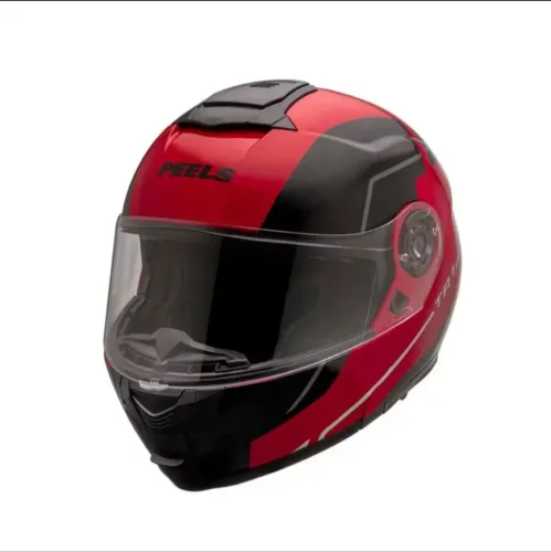 Capacete Motocicleta Peels TR1 Vermelho Tamanho 58 