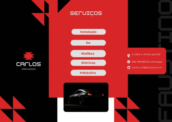 Serviços e motorista particular