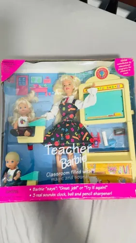 Teacher Barbie Professora Mattel Vintage - NRFB