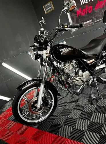Haojue Chopper Road 150 2018/2019 + baús + acessórios