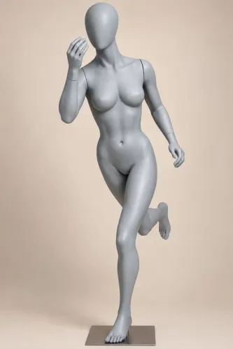 Manequim feminina corredora