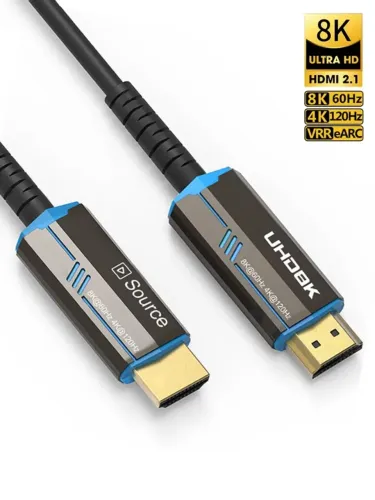 Cabo HDMI 2.1 Fibra optica 8k 60Hz - 4K 120Hz - 10m - 48Gbps