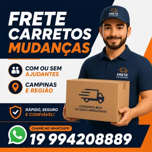 Fretes, Carretos e Mudanças em Campinas | Com ou Sem Ajudantes