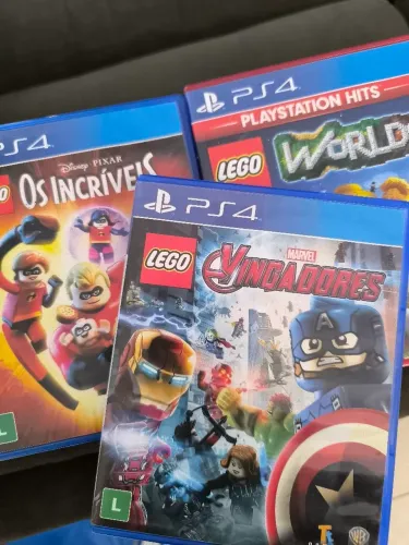 Jogos PS4 3 jogos Lego