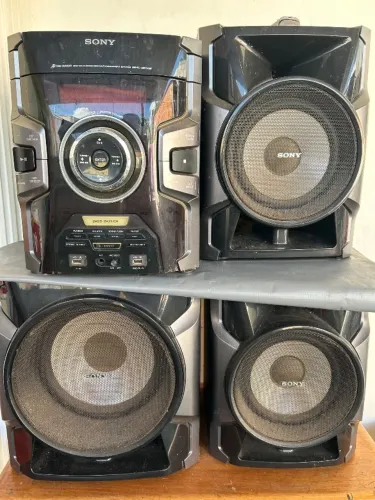 Caixas de som microsystem sony