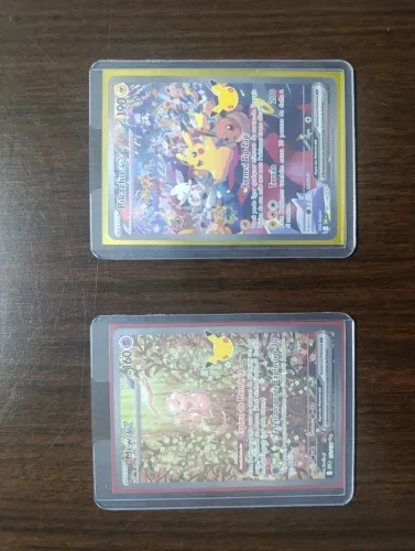 Mew + Pikachu EX / celebração pokémon 30 anos