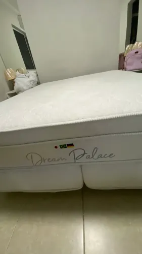 Colchão Dream Palace Queen com Massagem + Base Box Comum