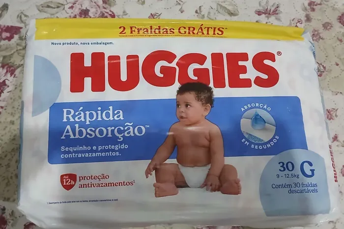 Fraldas Huggies G ,30 unidades