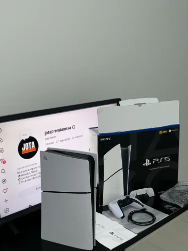 PS5 Slim digital 1TB NOVO c/FIFA 26 Cartão até 18x (LOJA)