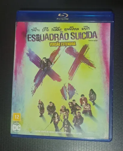 Bluray duplo original Esquadrão Suicida. tMargot Robbie/Jared Leto. 