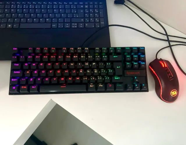 Kit Gamer Redragon Teclado Mecânico + Mouse Original