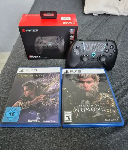 Kit Controle e Jogos PS5
