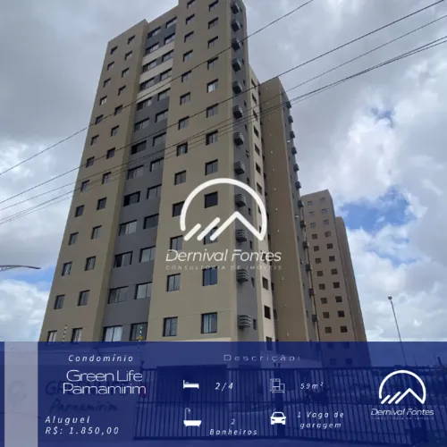 APARTAMENTO À VENDA NO CONDOMÍNIO GREEN LIFE ROSA DOS VENTOS, PARNAMIRIM/RN