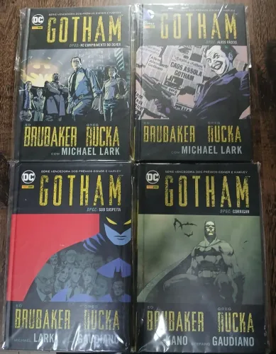 Combo HQs Gotham DPGC - 4 Volumes (Capa Dura, seminovas)