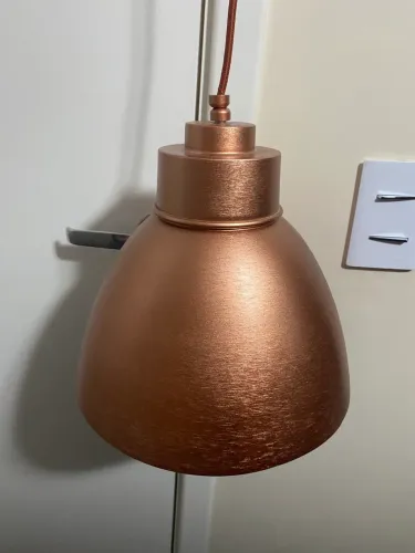 Lustre Pendente moderno em cobre 