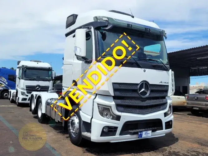 Mercedes Benz New Actros 2548 6x2 Ano 2021/21 Completo