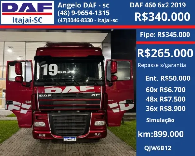 DAF 460 6x2 2019