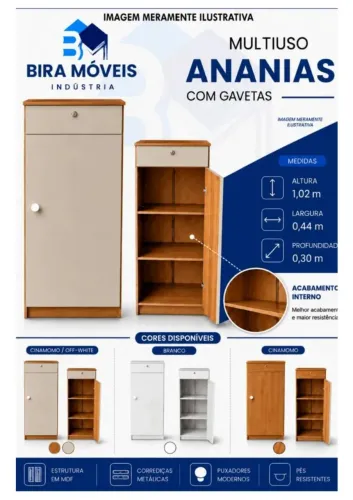SAPATEIRA ANANIAS 100% MDF